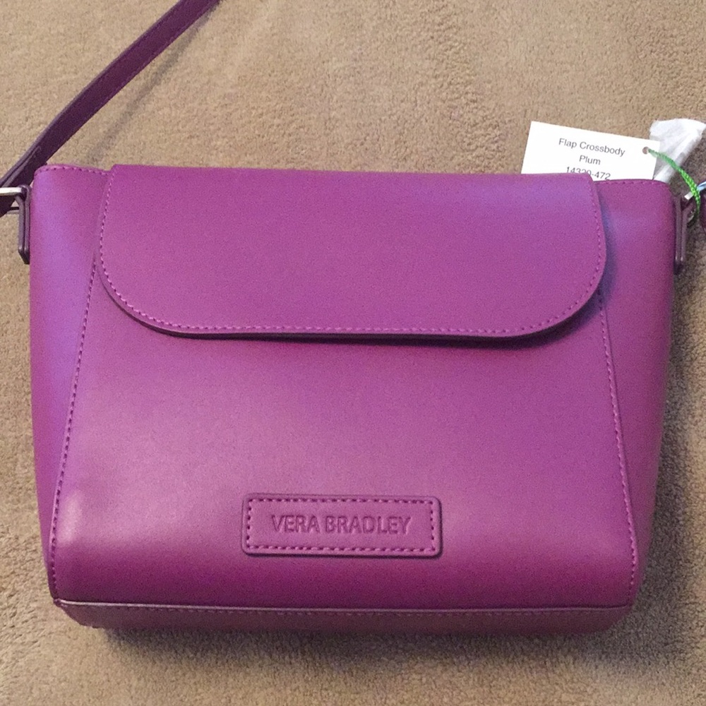 Vera Bradley, Flap Crossbody - Plum